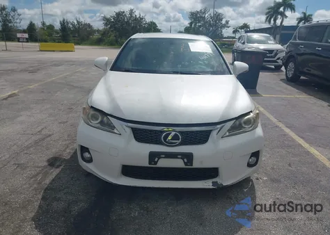 2012 Lexus Ct 200H Premium из США, поврежденный, VIN JTHKD5BHXC2060341